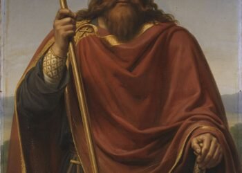 Lukisan Raja Clovis I dari Koleksi Lukisan Raja-Raja Prancis di Versailles.