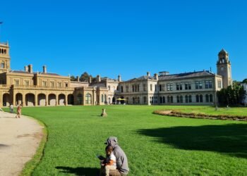 Pemandangan Komplek Werribee Park and Mansion di Melbourne Australia